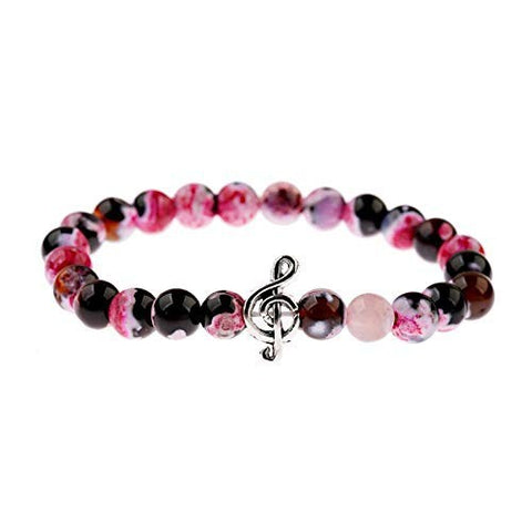 Elastisches Armband aus schwarzem Gallenstein, Totenkopf-Anhänger, natürliches Türkis, Tigerauge, Quaste, Kristall, Vulkanstein, Perlenarmband m3331320