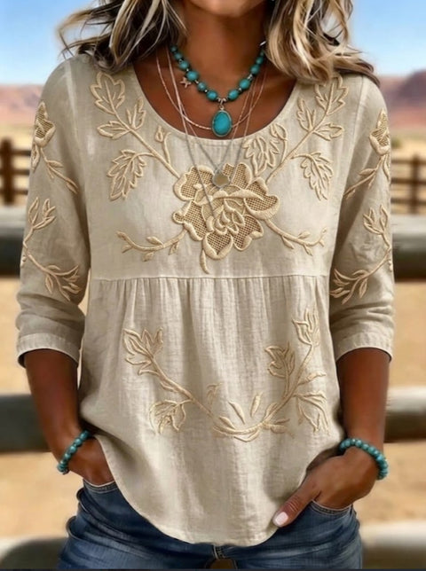 Summer Crew Neck Top Women's FF303094