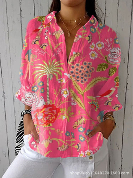 Women's shirt 3D digital print top m302789
