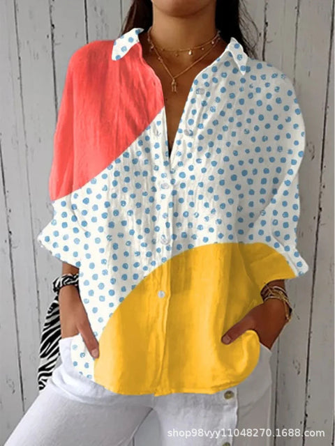 Women's shirt 3D digital print top m302789