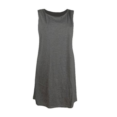 Sleeveless pocket vest dress m300967