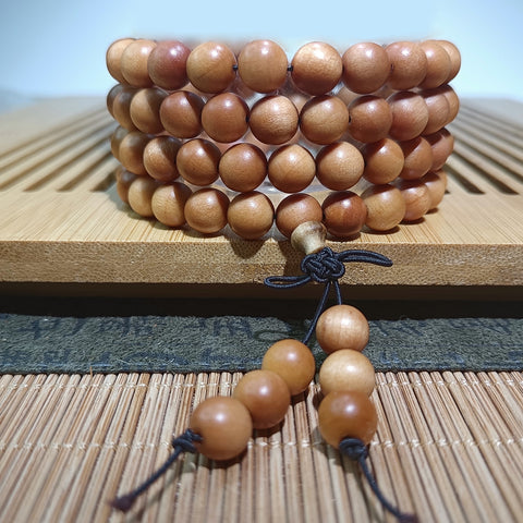 Guofeng 108 Armbänder, Sandelholzperlenarmbänder, verschiedene handgehaltene chinesische Knoten-Rosenkränze m3331293