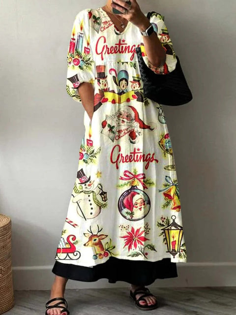 Combinaison décontractée à col en V et imprimé tie-dye pour femme, longueur moyenne et longue, m301302 