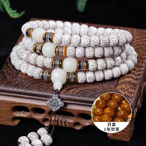 Original Ökologisches Sternmond-Bodhi 108 Erster Mond Hochdichtes Wenwan-Armband Buddha-Perlenkette für Männer und Frauen Paararmband m3331311