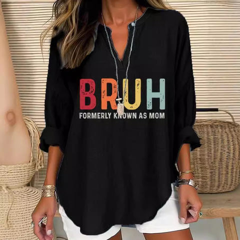 Pull ample à col rond et imprimé pour femme, grande taille, décontracté, T m301359 
