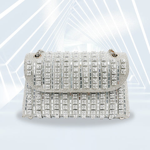 Pochette diamant tendance à bandoulière m3331137