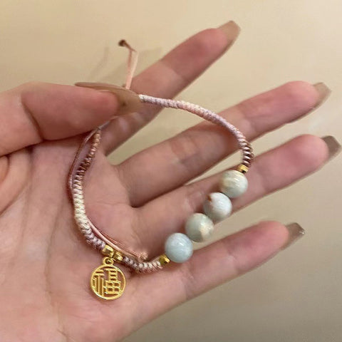 Chinesisches Keramikperlenarmband Weiblichkeit süßes und nettes Mädchenarmband m3331322