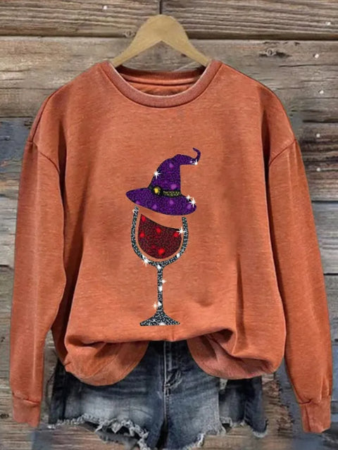 Casual floral 3D printed crew neck sweater m302127