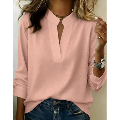 Digital printing casual pullover versatile spring and summer new shirt top m302788