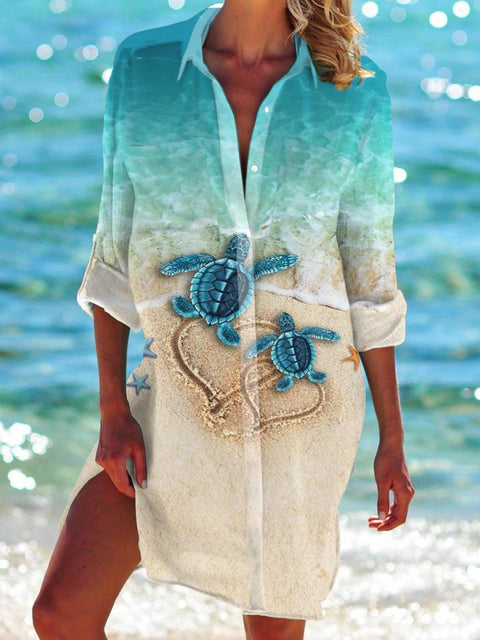 Veste de bikini, maillot de bain, cardigan, chemise de plage imprimée pour femme, m301274 