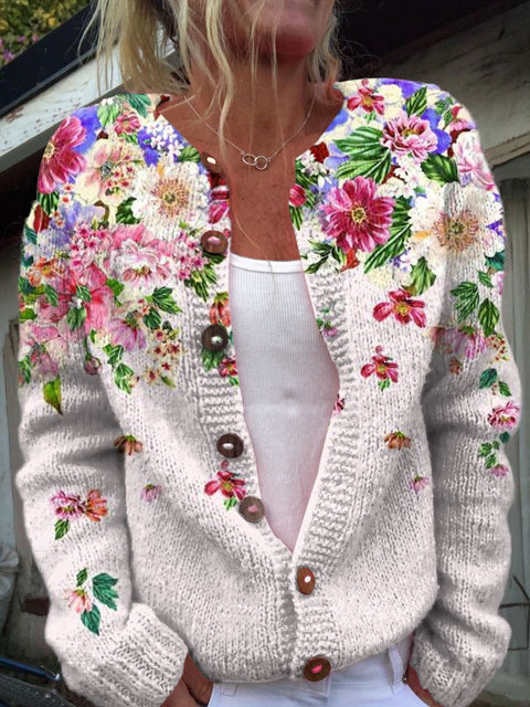 New cardigan knitted jacket women's clothing early spring and autumn source work m301722