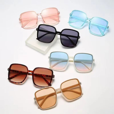 Lunettes de soleil à grande monture carrée, protection solaire, tendance, dégradé anti-ultraviolet, m5010680 
