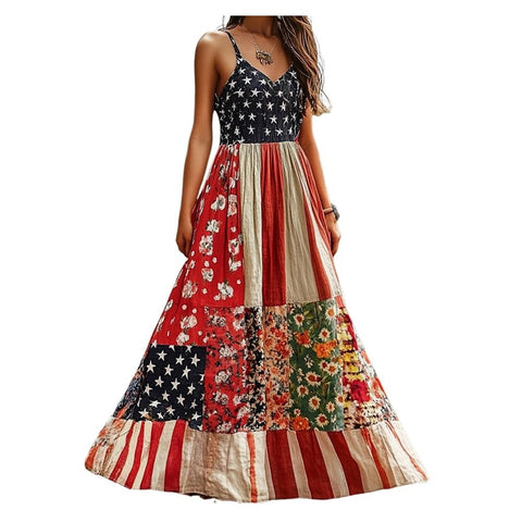 Women's trendy brand loose floral element casual dress m302069