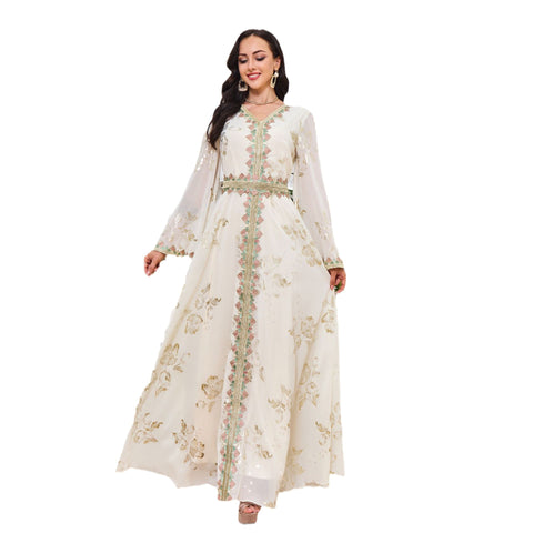 Robe women's clothing, new bronzing embroidered lace fashion dress m301182