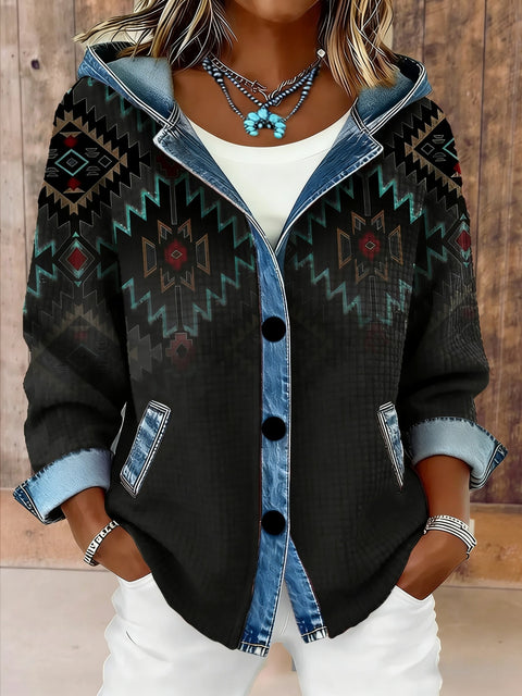 3D digital printing women's hoodie cardigan m303203