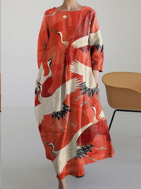 Crew neck sweet women's dress new dress m301069