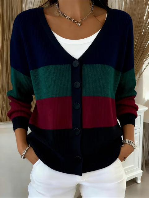 Autumn and winter European size 3D digital printing women's shoulder cardigan sweater FF303406 02