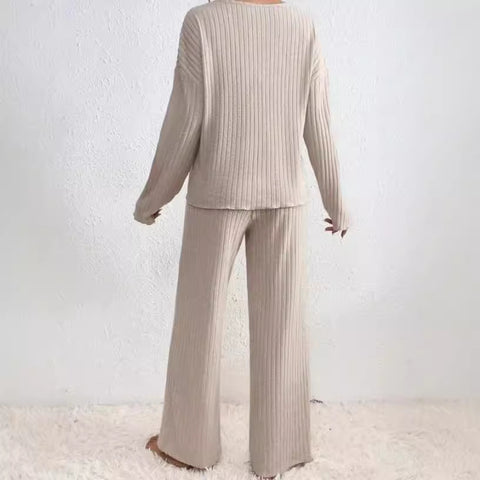 Pit strip grinding long-sleeved suit V-neck loose casual suit female m302081