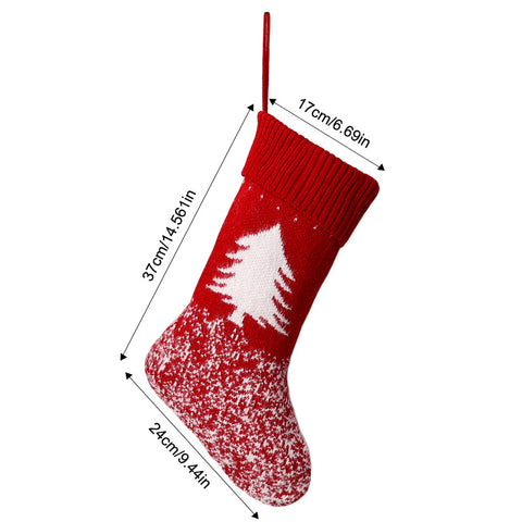 Christmas decoration candy socks embroidery Rudolph Christmas socks children's gift socks gift bag window pendant FF3332058