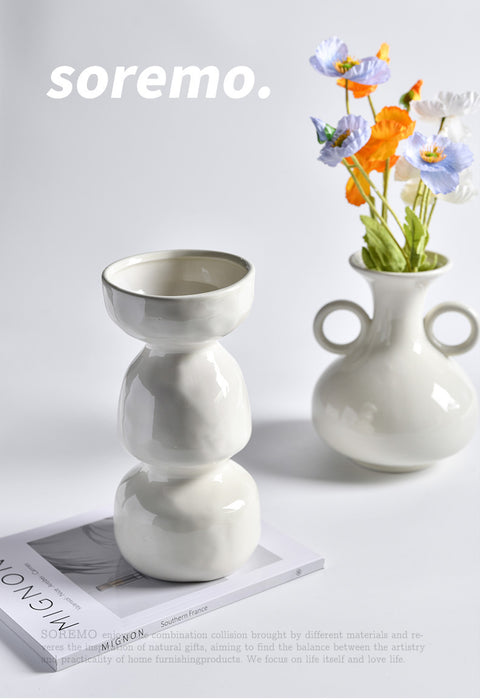 Leichter Luxus-Trockenblumenstrauß aus Keramik als Heimdekoration m3331015 