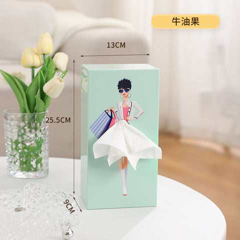 Paper storage box Home living room Dining table Modern simple multi-functional paper box m5010684