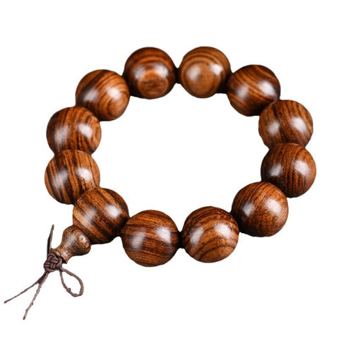 Schwarzes Rosenholzarmband, Holzarmband mit Buddha-Perlen, Herren-Kulturspiel, Buddha-Perlen, Damen-Paarschmuck, Perlen-Rosenkranz, Perlenspiel m3331321