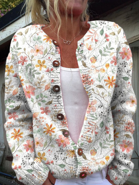 New cardigan knitted jacket women's clothing early spring and autumn source work m301722