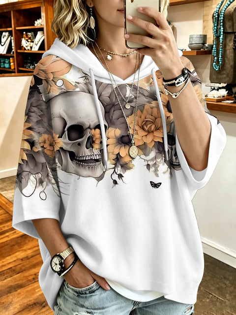 3D Digital Printed Top Women's Pullover Hooded Sweater FF303414