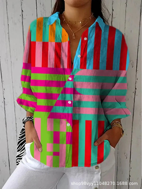 Women's shirt 3D digital print top m302789