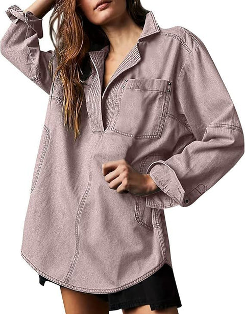 Denim jacket long sleeve jacket FF303255