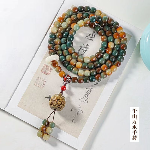 Dunhuang Wentian Bracelet 108 First-class National Treasure Bodhi Handheld Rosary Bead Buddha Bead Bracelet m3331307