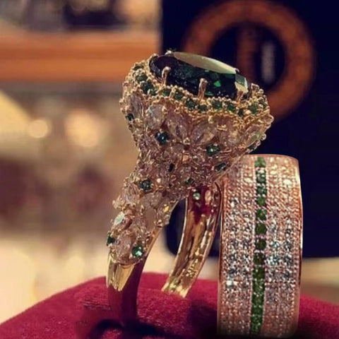 Full diamond jewelry ins style elegant diamond ring for women m1915010356