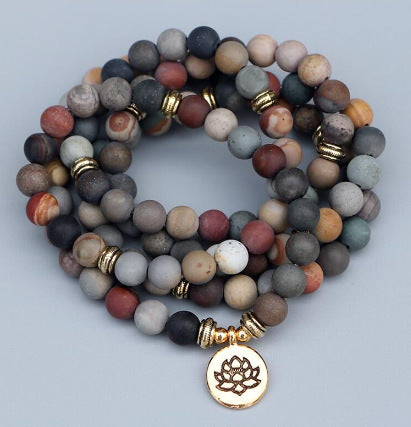 Elastisches Armband aus schwarzem Gallenstein, Totenkopf-Anhänger, natürliches Türkis, Tigerauge, Quaste, Kristall, Vulkanstein, Perlenarmband m3331320