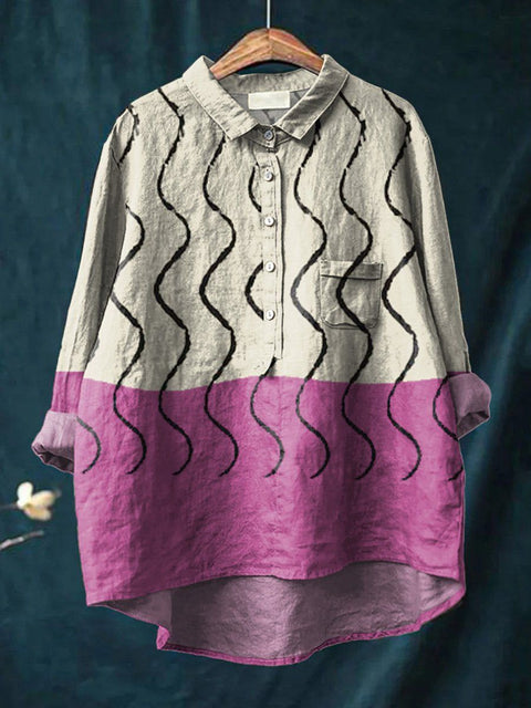 T-shirt ample à col ras du cou pour femme, grande taille, décontracté, imprimé, m301279 