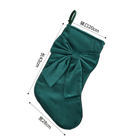 Christmas decoration candy socks embroidery Rudolph Christmas socks children's gift socks gift bag window pendant FF3332058
