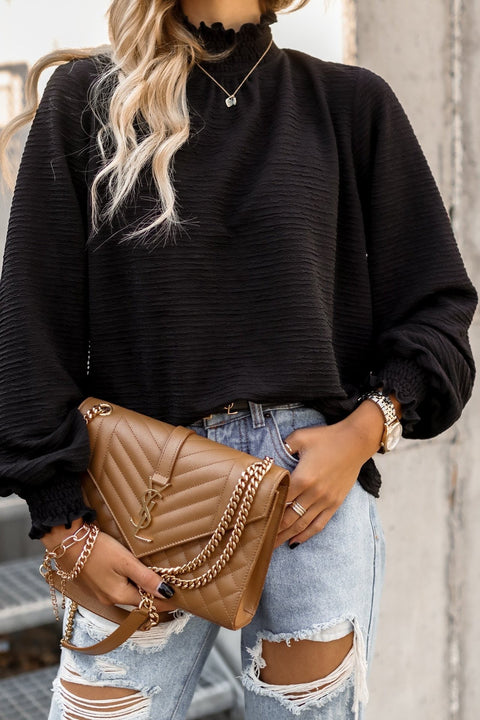 New autumn and winter women's turtleneck long-sleeved versatile top m302122