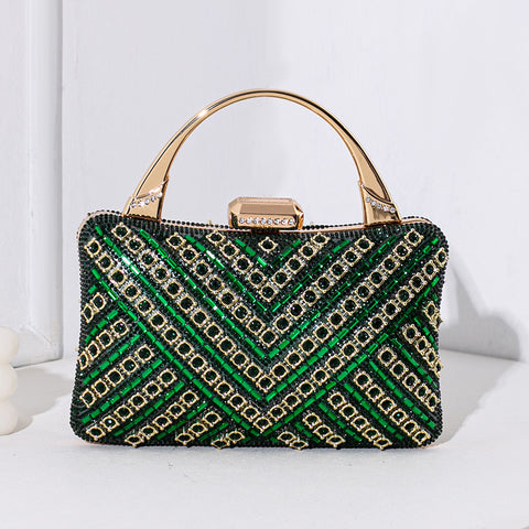Sac à main de banquet rétro avec un sens élevé du diamant sac pour femme m3331050