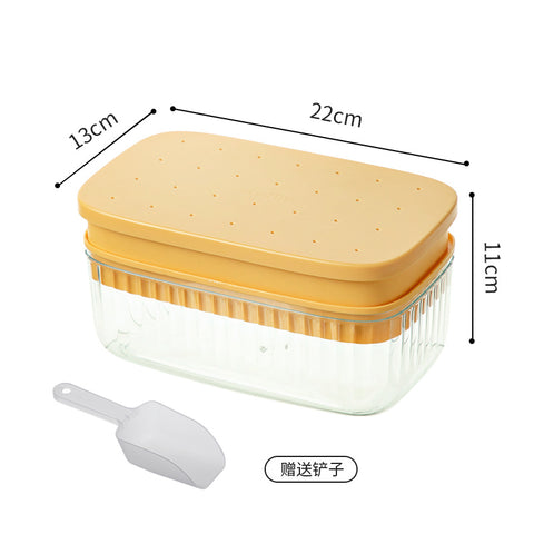 Retirez le moule de la grille à glace et envoyez la boîte à glace en silicone à la petite pelle à glace m3330613. 