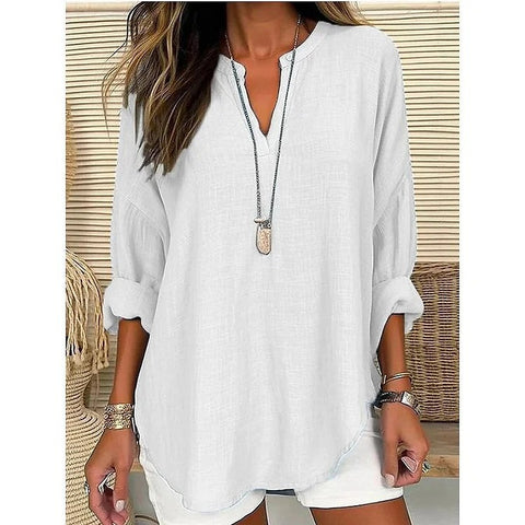 Pull ample à col rond et imprimé pour femme, grande taille, décontracté, T m301359 