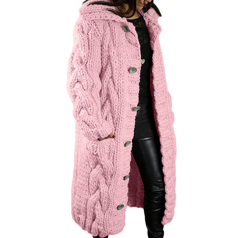 Single-breasted large-size sweater jacket m300561