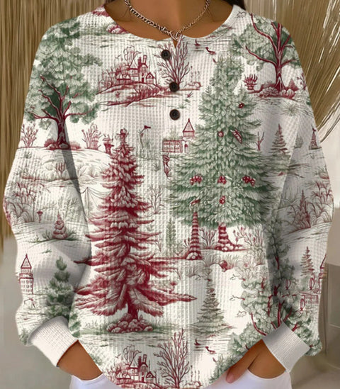 Casual stand-up collar POLO long-sleeved top m302619