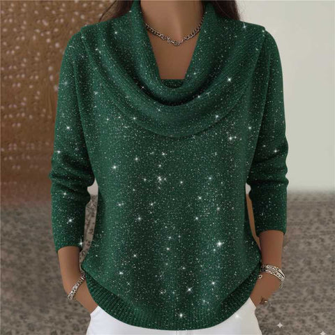 Autumn and winter new solid color long-sleeved top sweater m302155