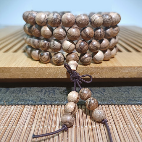 Guofeng 108 Armbänder, Sandelholzperlenarmbänder, verschiedene handgehaltene chinesische Knoten-Rosenkränze m3331293