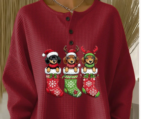 Casual stand-up collar POLO long-sleeved top m302619