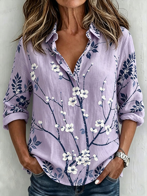 3D printed casual top women's loose top m303043