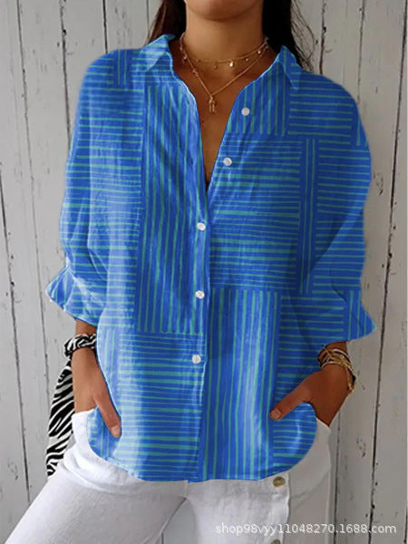 Women's shirt 3D digital print top m302789