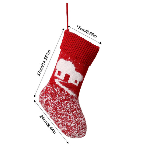 Christmas decoration candy socks embroidery Rudolph Christmas socks children's gift socks gift bag window pendant FF3332058