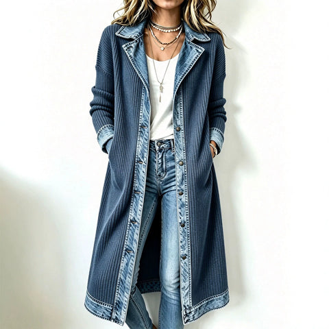 Women's Fashion Elegant Slim Long Sleeve Splicing Jacket FF303340