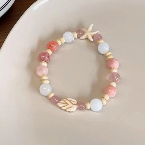 Chinesisches Keramikperlenarmband Weiblichkeit süßes und nettes Mädchenarmband m3331322