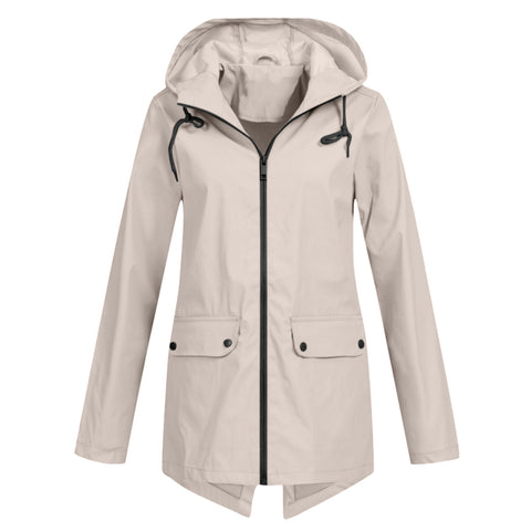 Windbreaker Zipper Hooded Lightweight Outdoor Windproof Jacket Thin Outdoor Jacket m300472